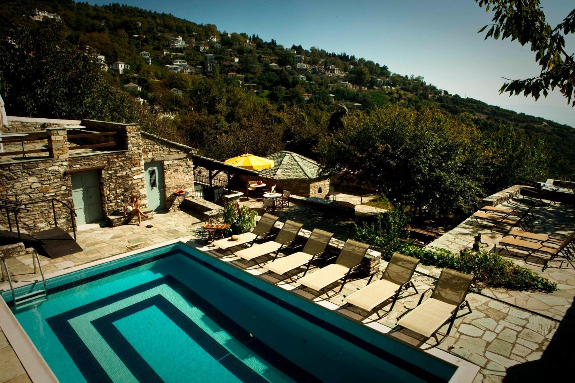 Archontiko Stathopoulou Hotel Agios Georgios Nilias Exterior photo